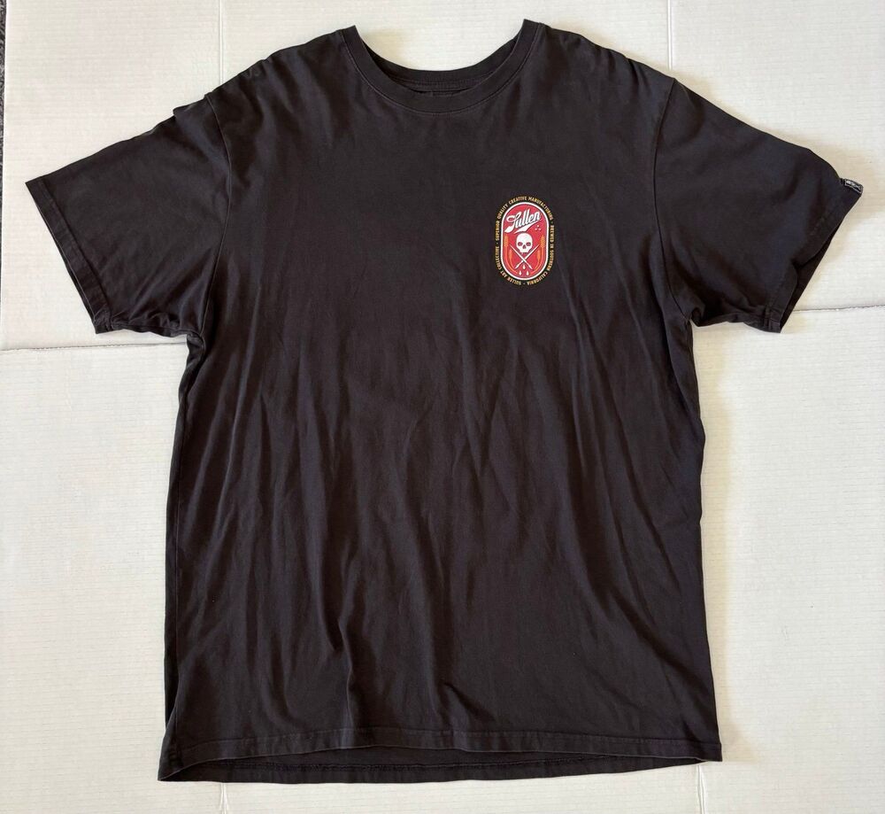 Sullen Art Collective Knock Em Back Black Short Sleeve Men`s T-shirt XL